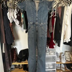 We the free denim jumpsuit